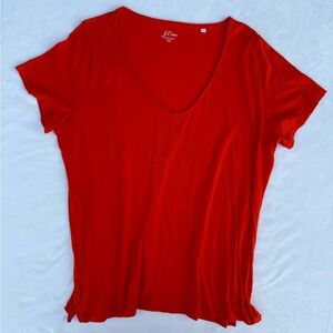 J. Crew Women's Scarlet Short Sleeve Tee